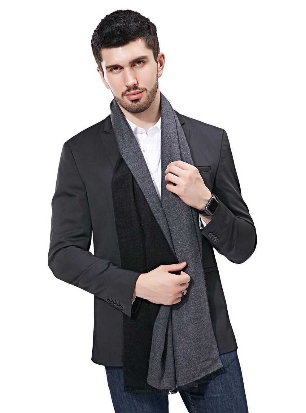 8952 Winter Scarf Soft Warm Long Cashmere Feel Scarves